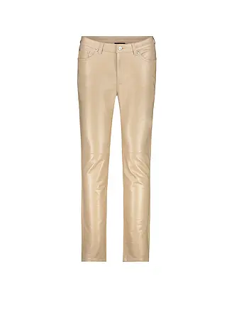 MONARI | Hose in Lederoptik Slim Fit | 